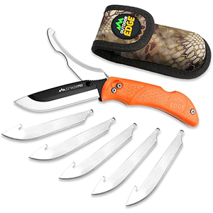 OUTDOOR EDGE RazorPro Double Blade Folding Hunting Knife