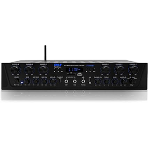 Pyle 600W 6-Channel Bluetooth Stereo Amplifier